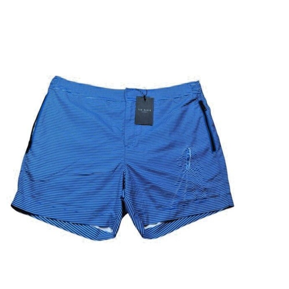 Ted Baker Placement Printed Swim Trunks Shorts Mens Size 4 Large XL- 5.5" Inseam